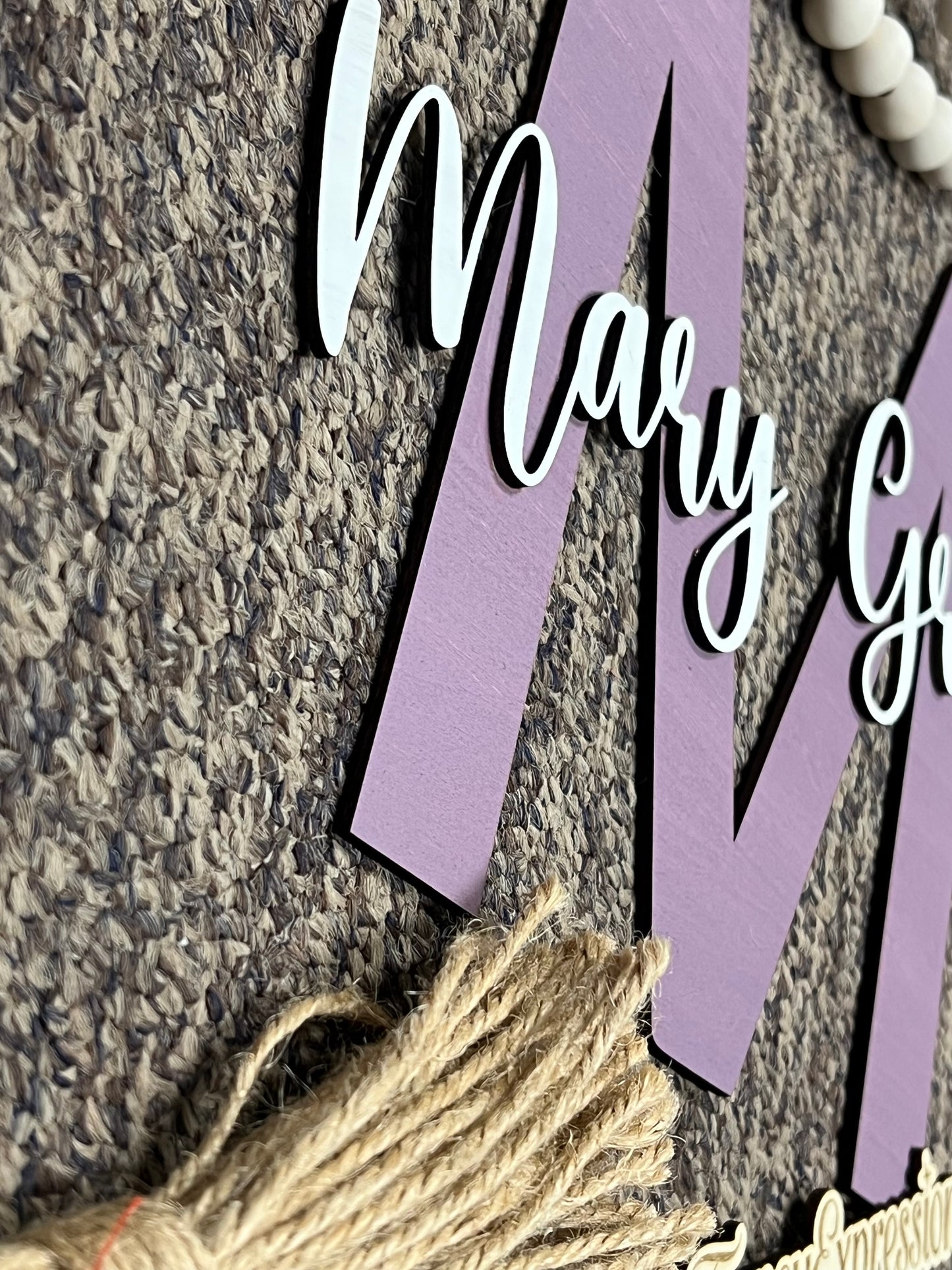 Wooden Name Keepsake