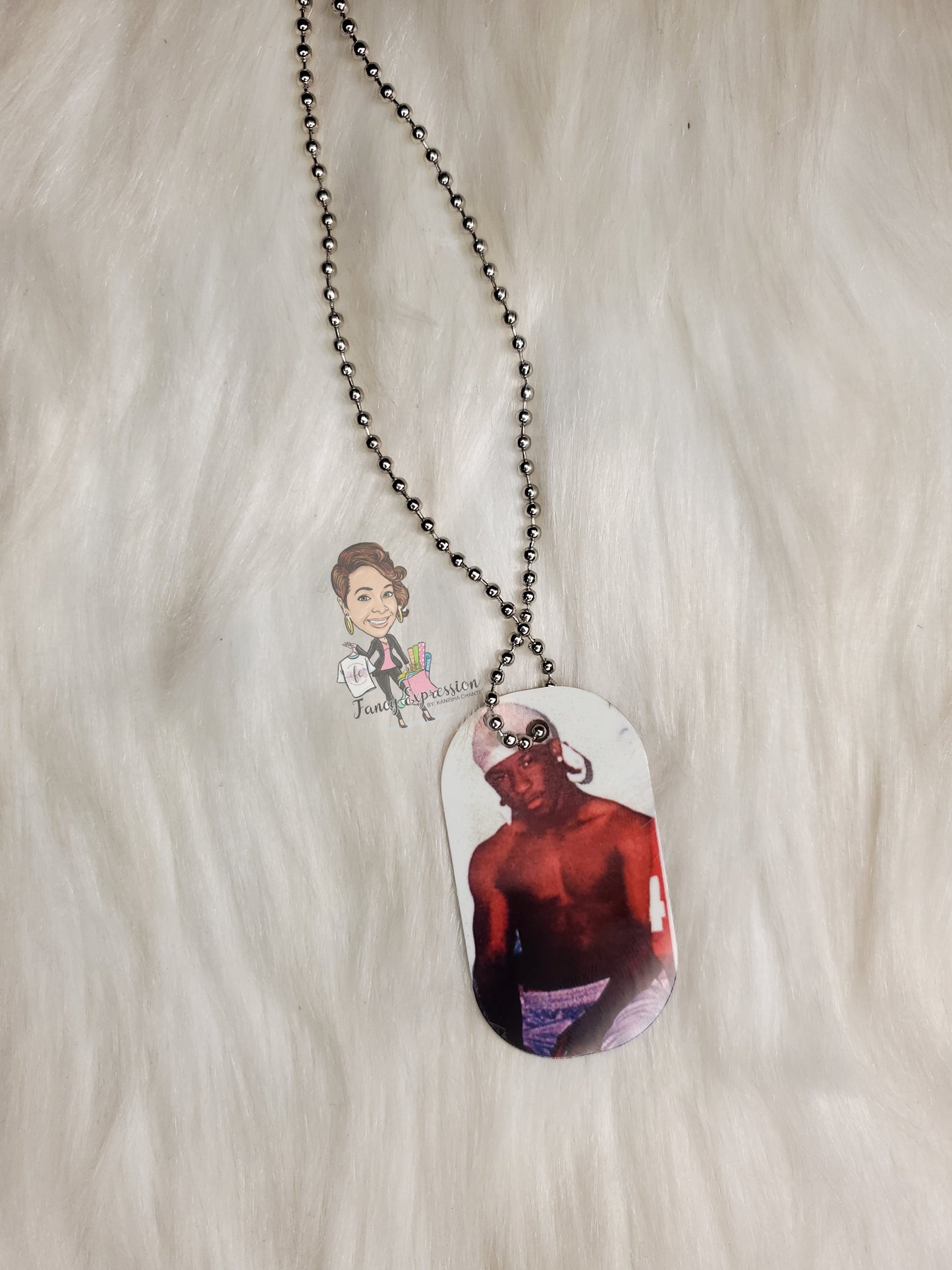 Double Sided Photo Dog Tag