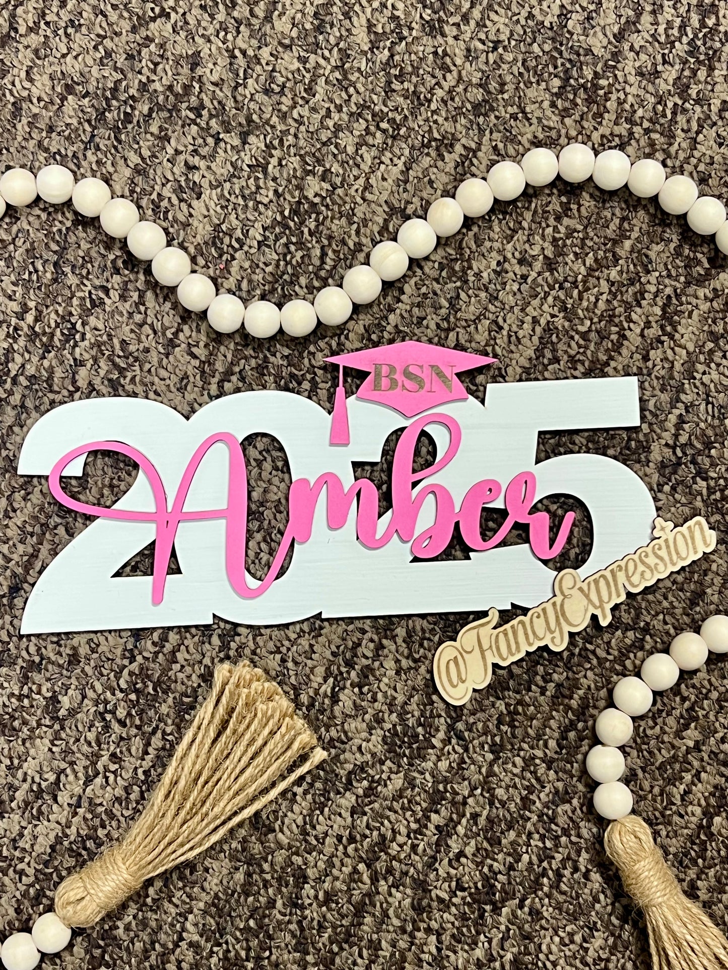 Wooden Graduation Keepsake
