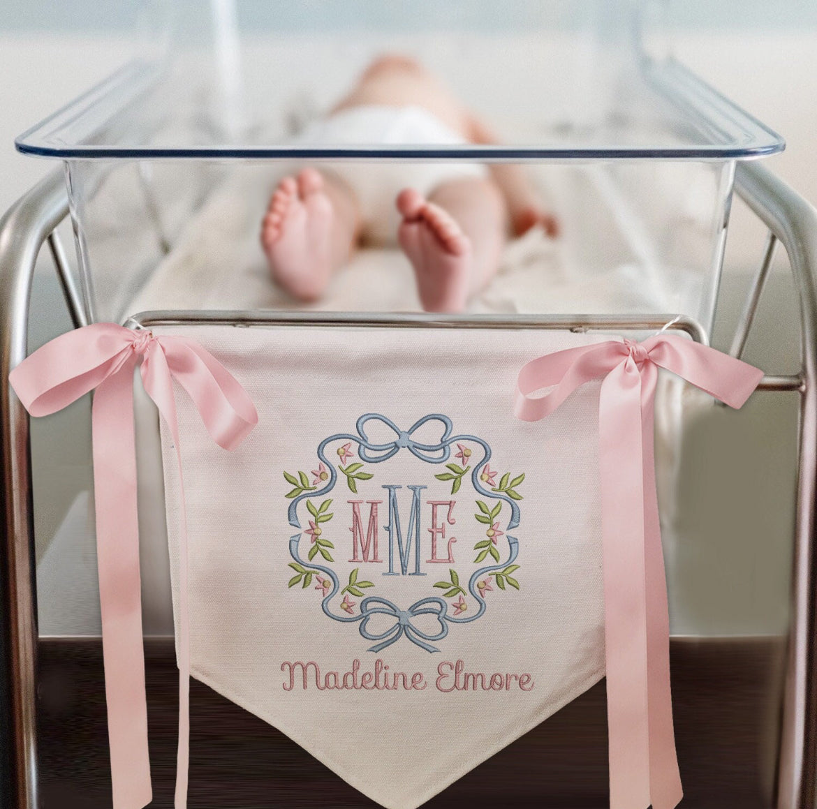 Embroidered Baby Banner