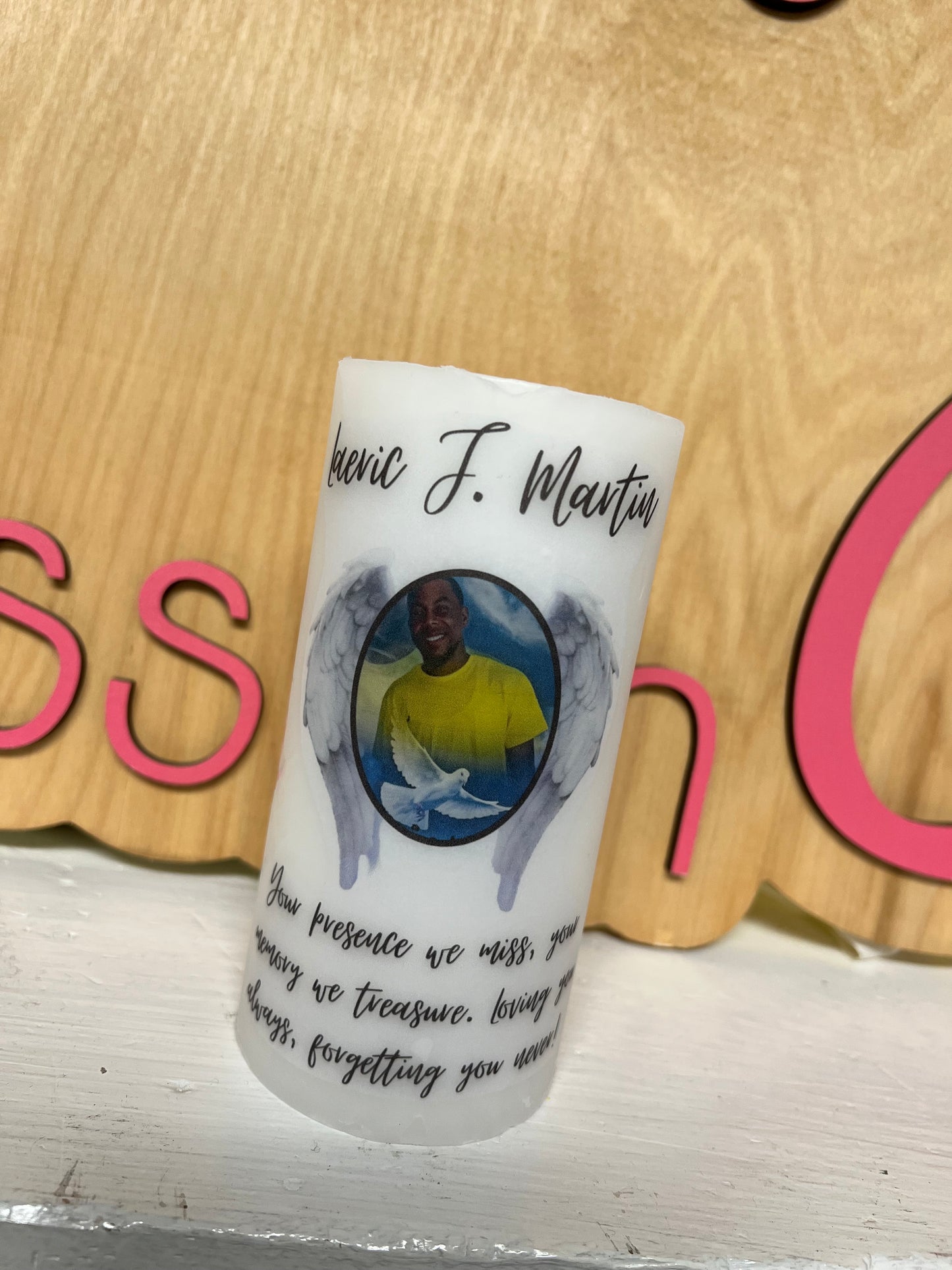 Memorial candle