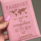 Engraved Passport Cover