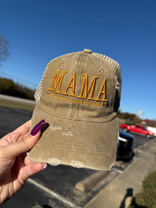 3D Embroidered “Mama” Hat