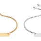 Adjustable Nameplate Bracelet