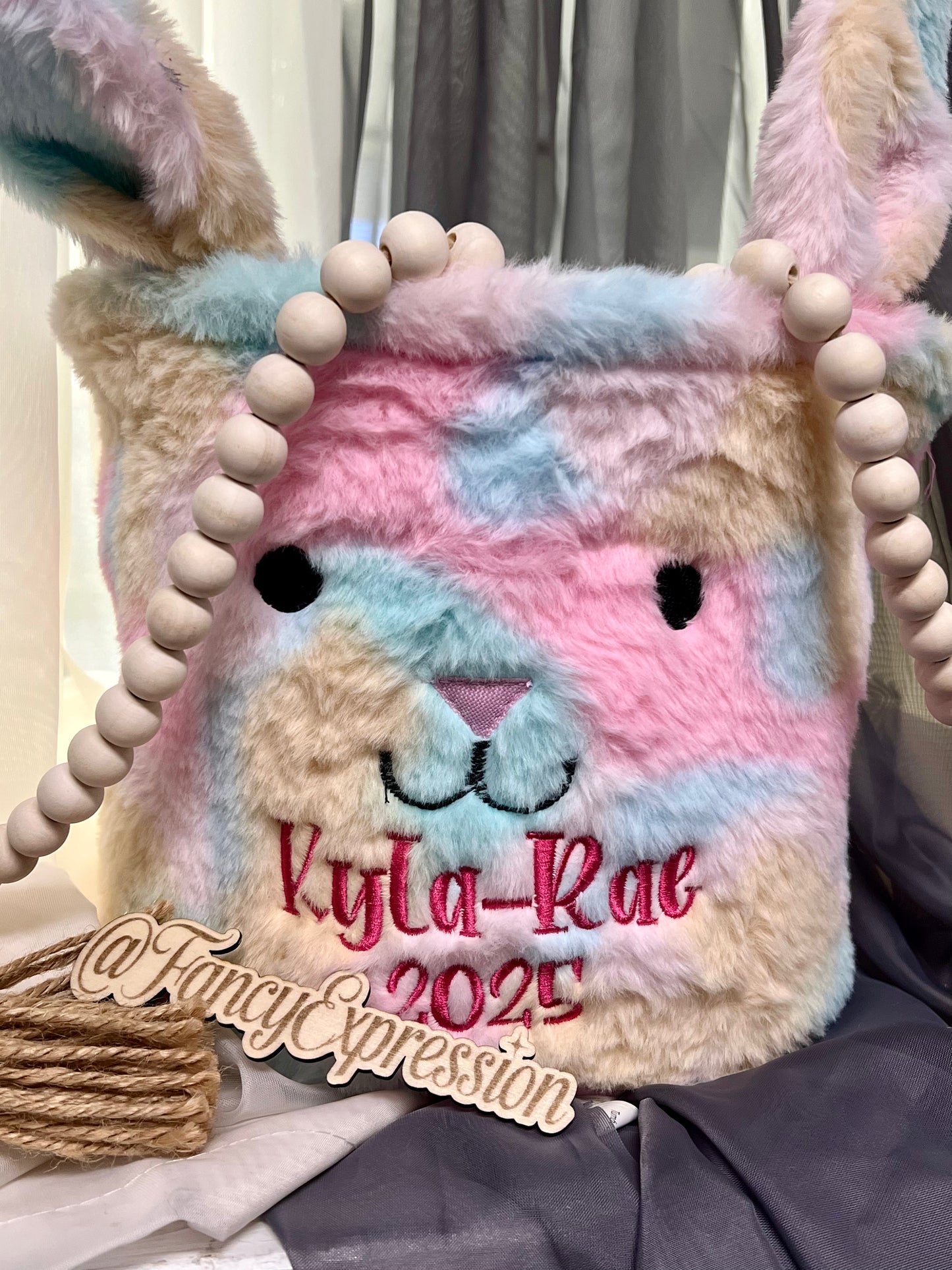 Embroidered Easter Basket