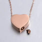 URN heart Necklace