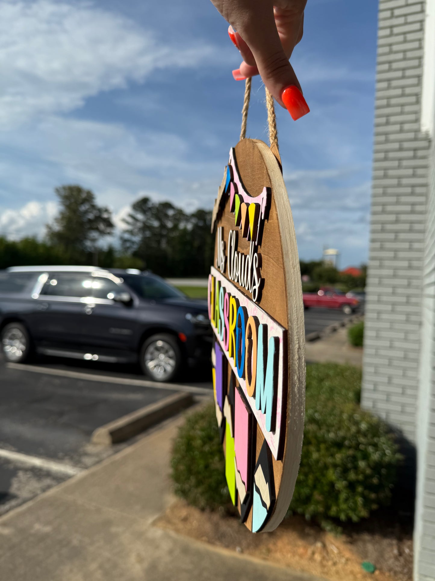 Teacher Door Hanger (Colored Pencils)