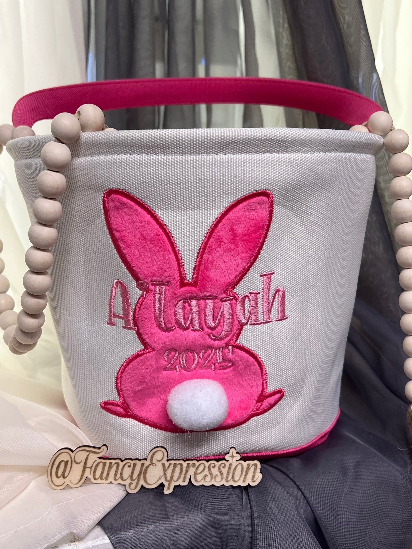 Embroidered Easter Basket