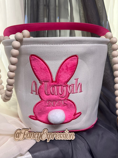 Embroidered Easter Basket