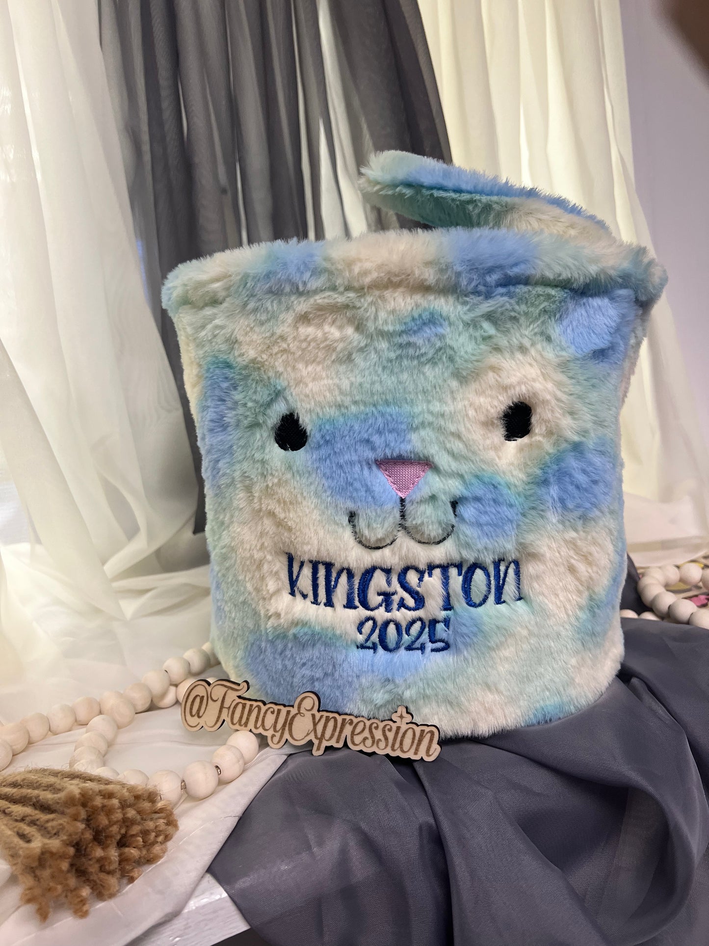 Embroidered Easter Basket