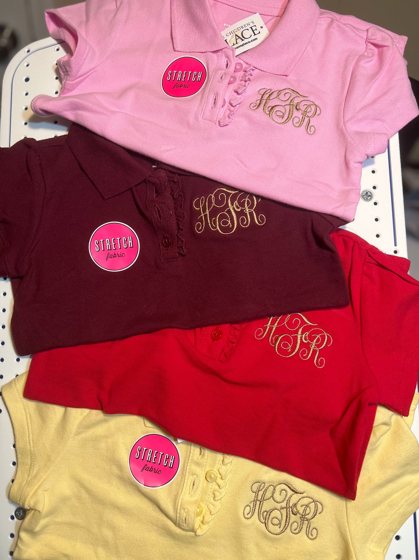 Embroidery (YOU SUPPLY SHIRTS)