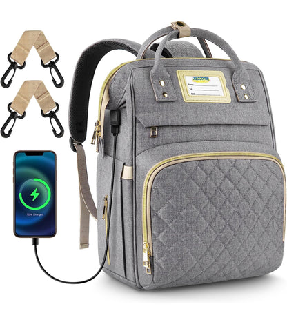 Embroidered Diaper Bag