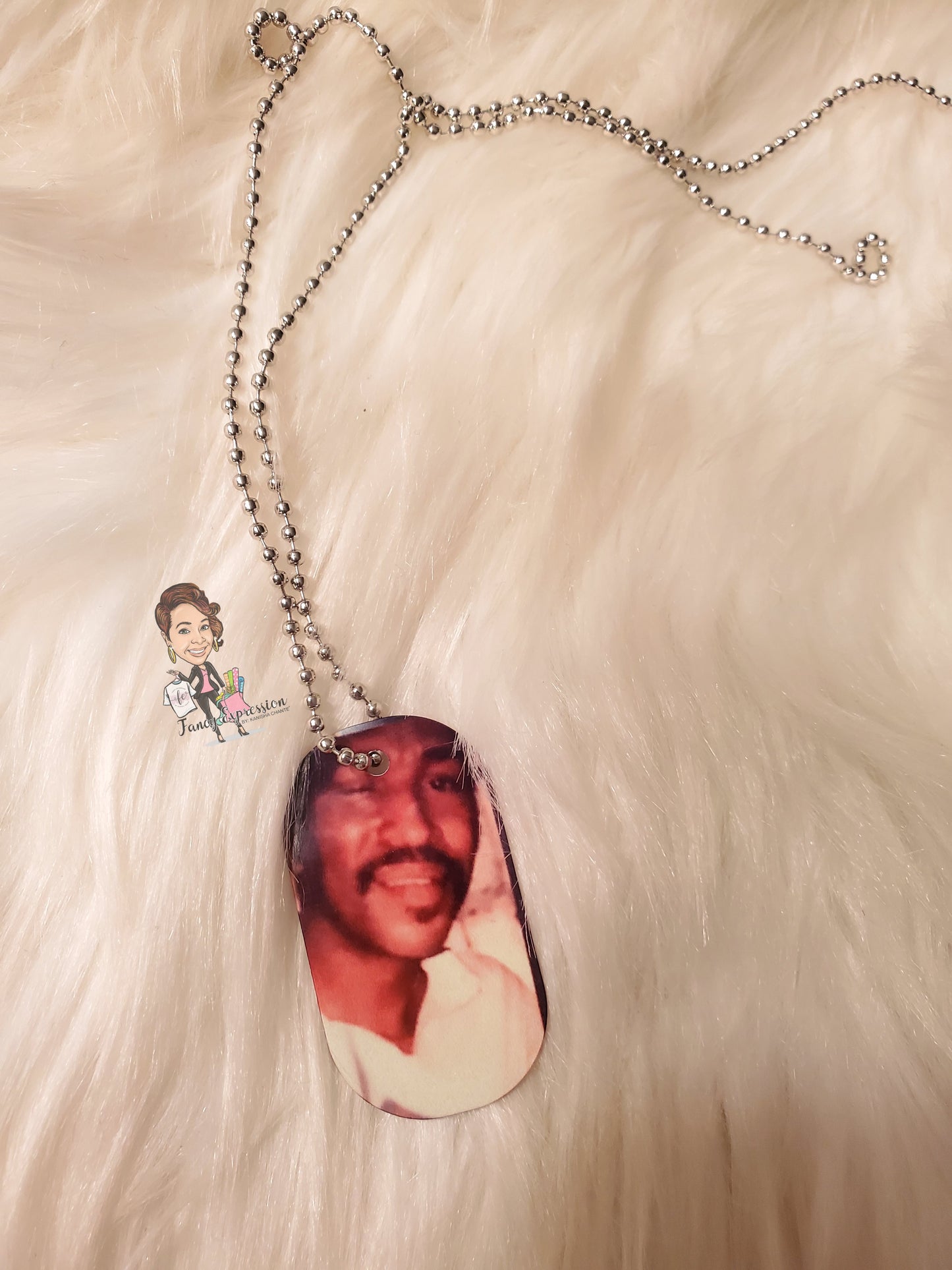 Double Sided Photo Dog Tag