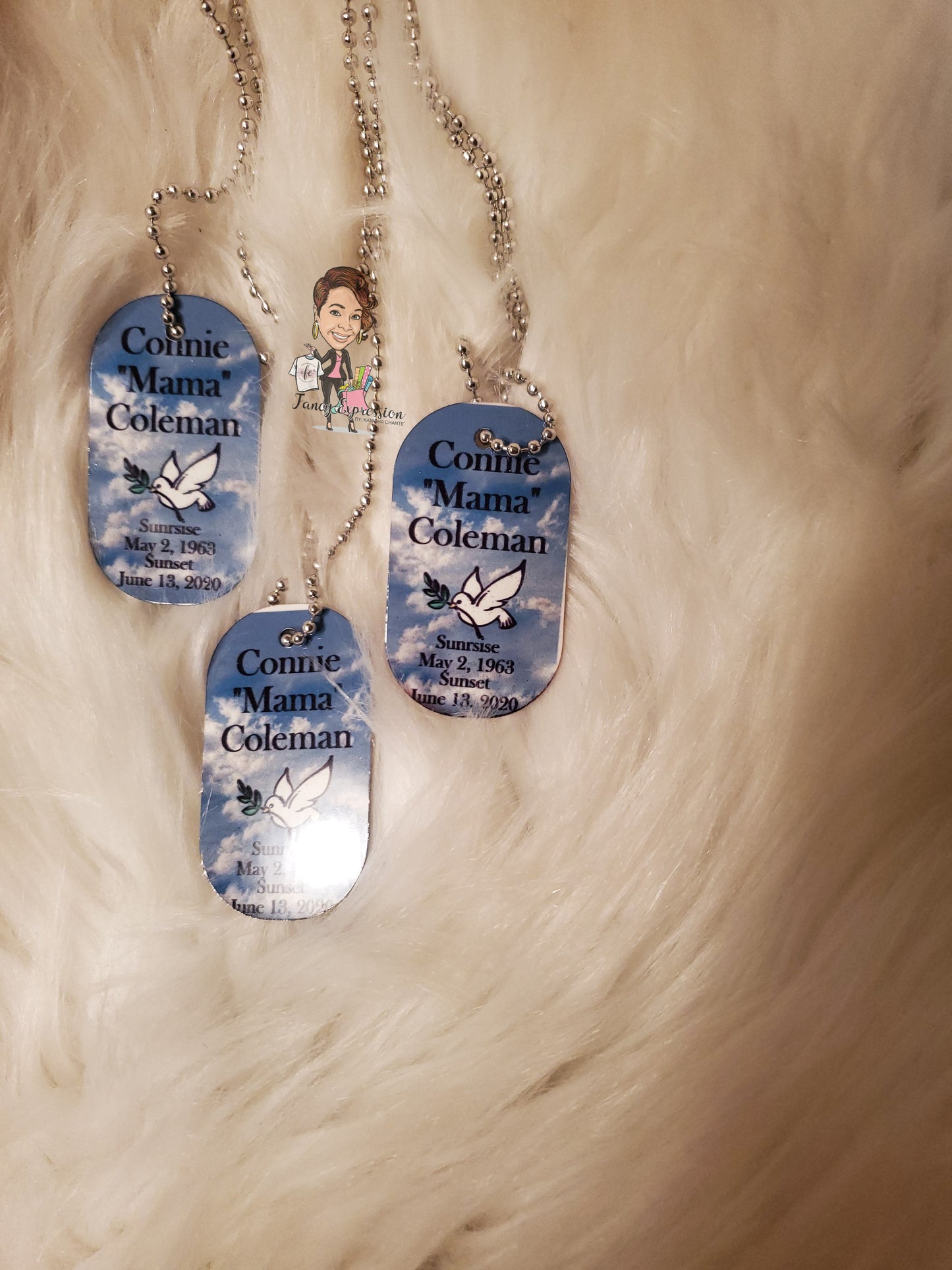 Double Sided Photo Dog Tag