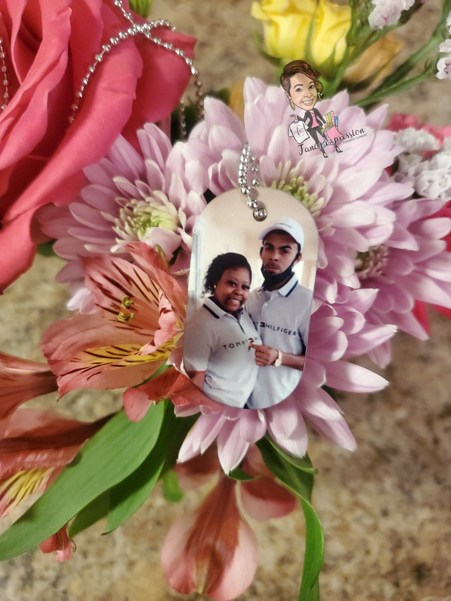 Double Sided Photo Dog Tag