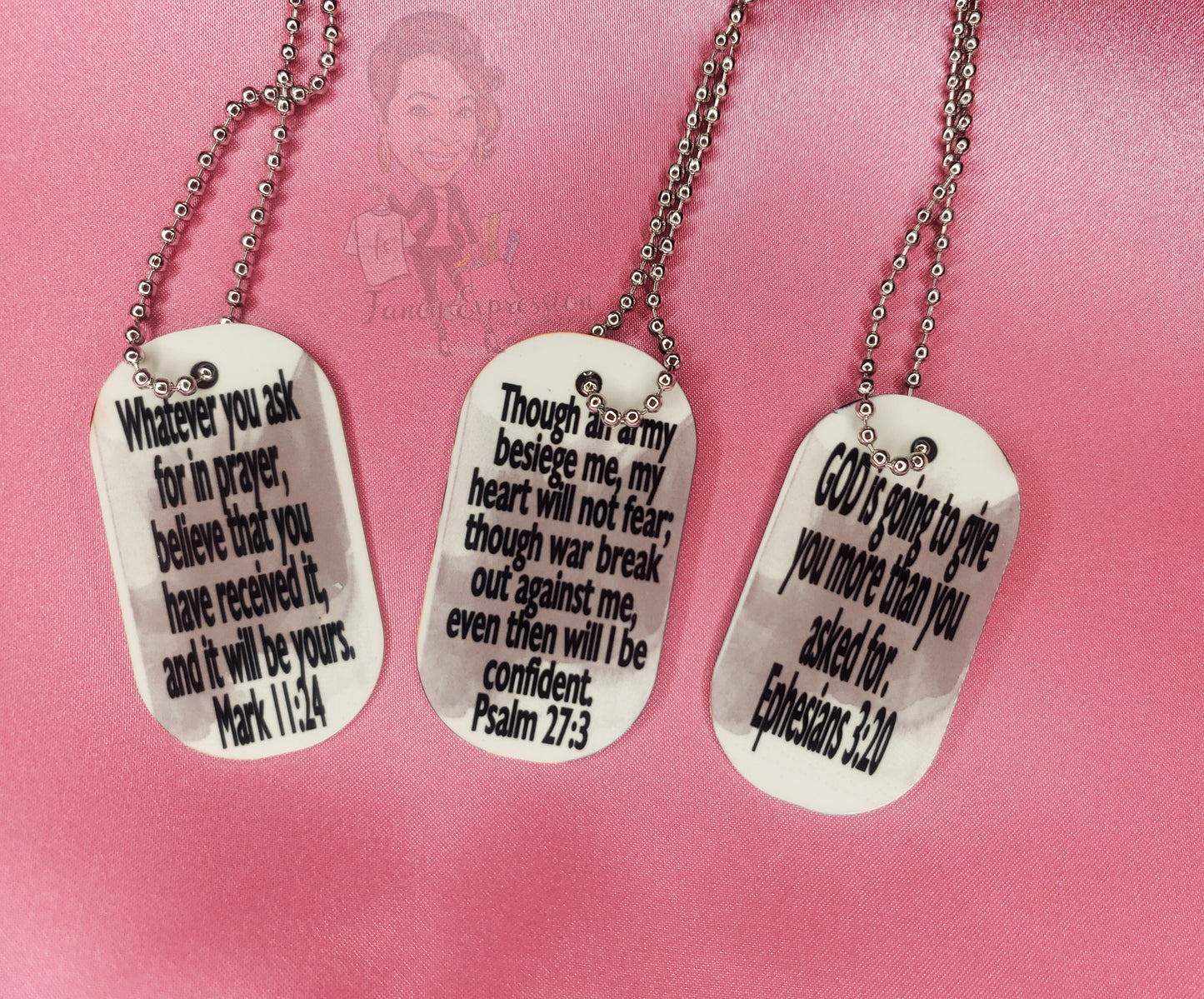 Double Sided Photo Dog Tag