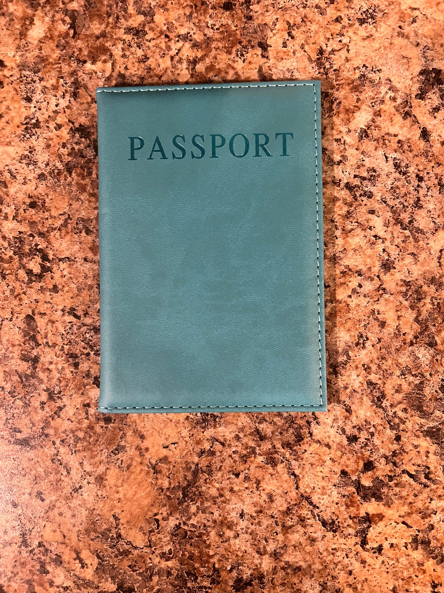 Engraved Passport Cover