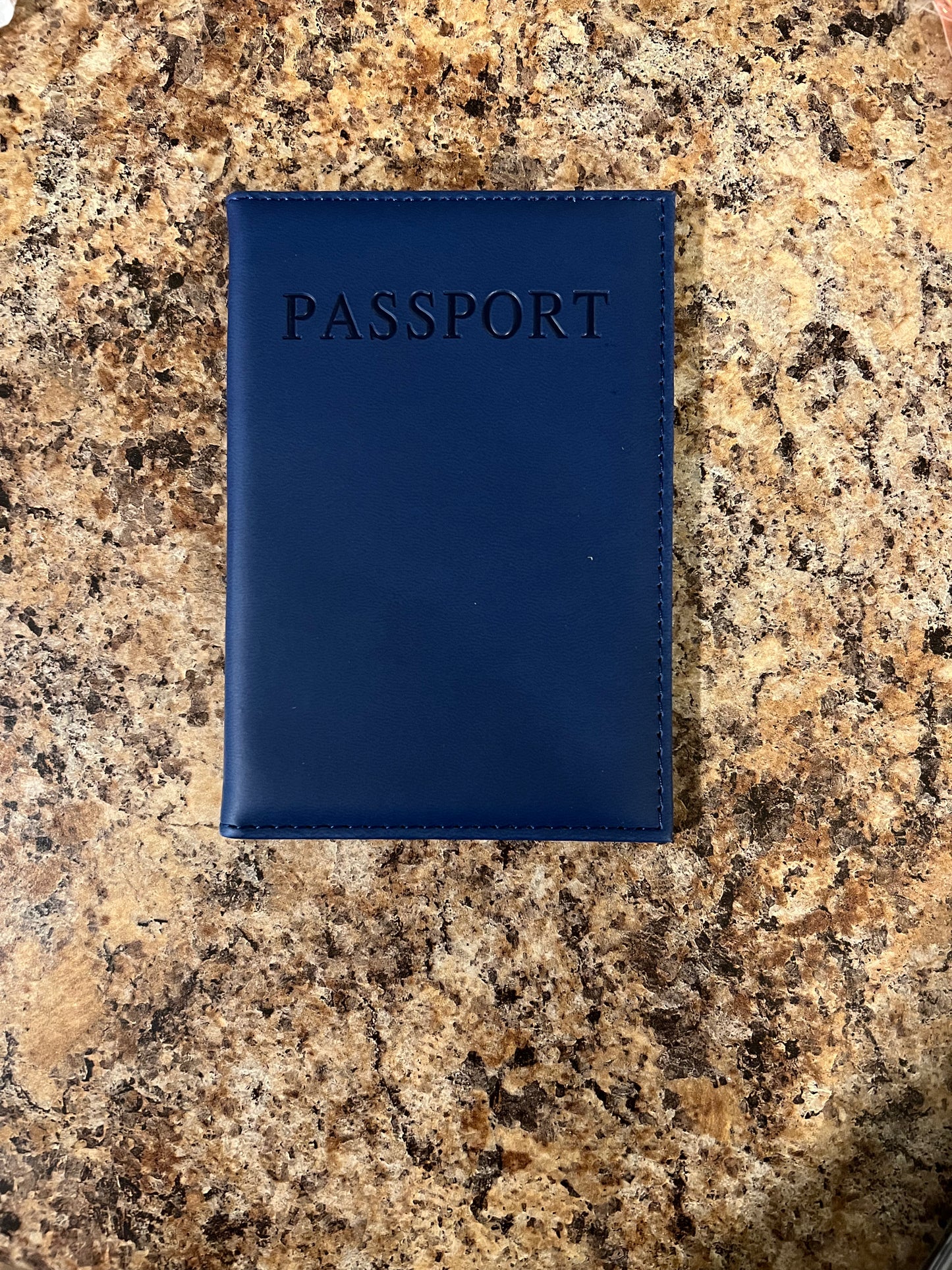 Engraved Passport Cover