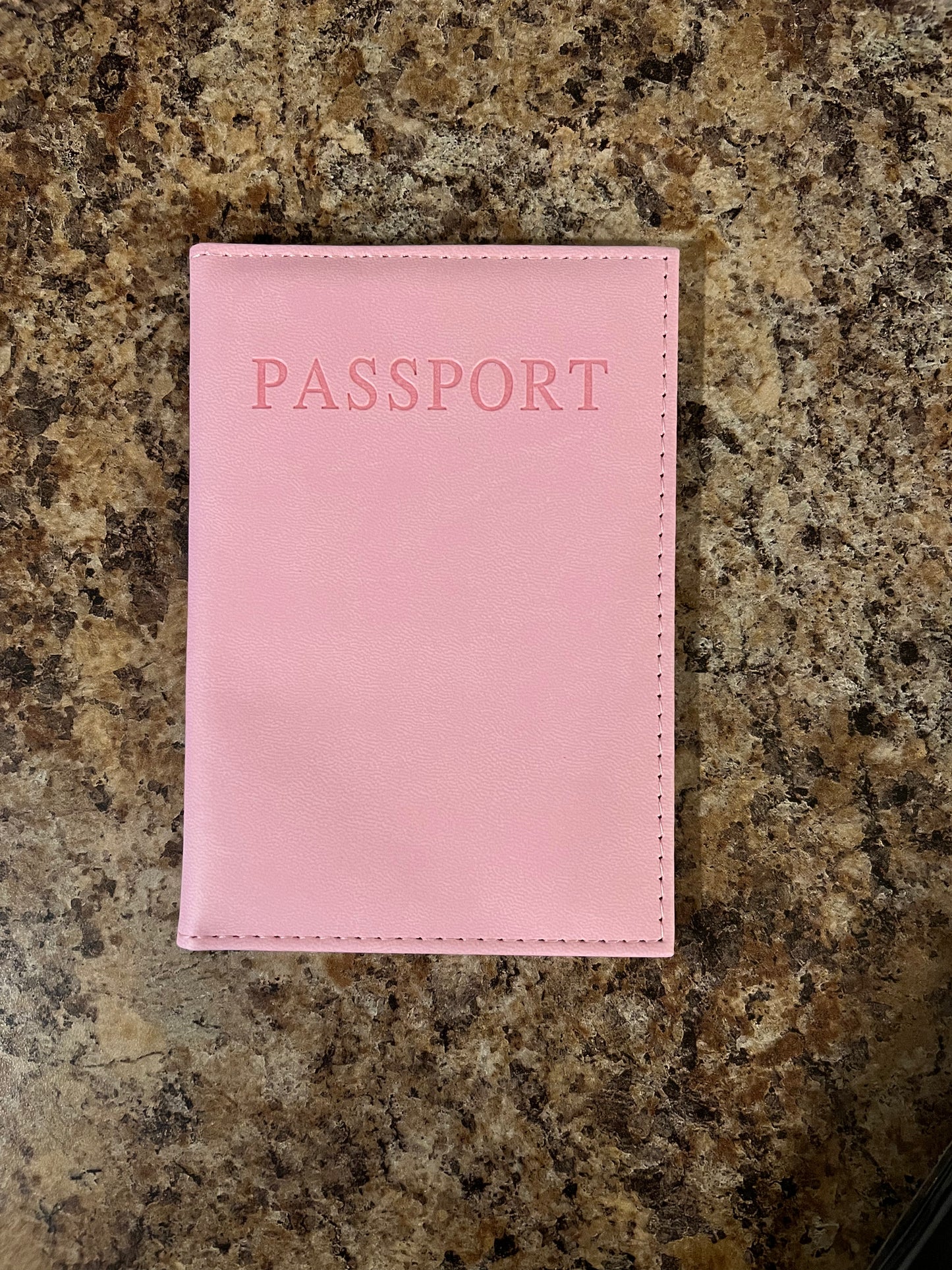 Engraved Passport Cover