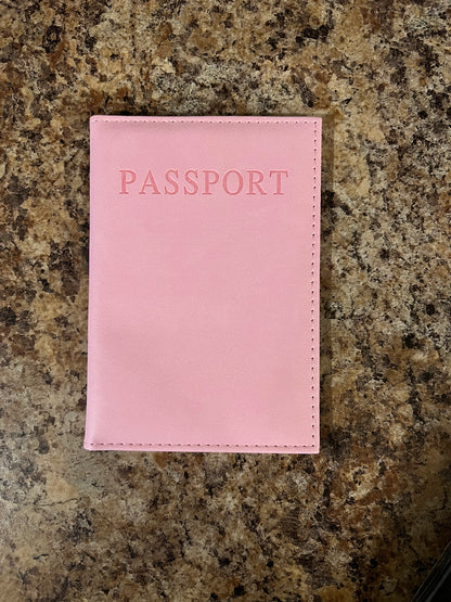 Engraved Passport Cover