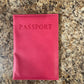 Engraved Passport Cover