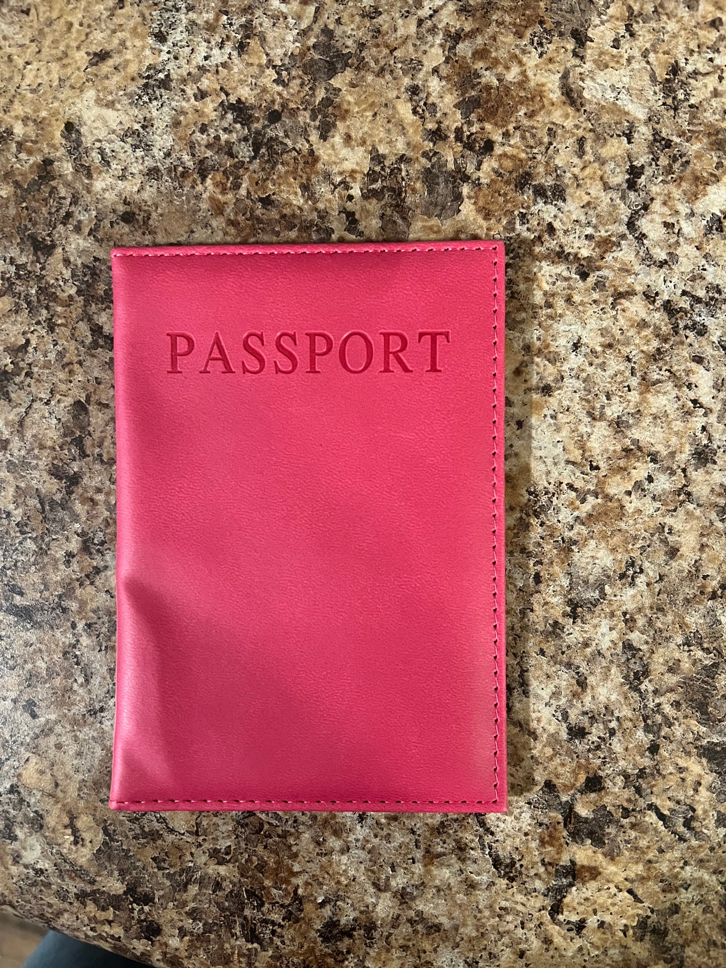 Engraved Passport Cover