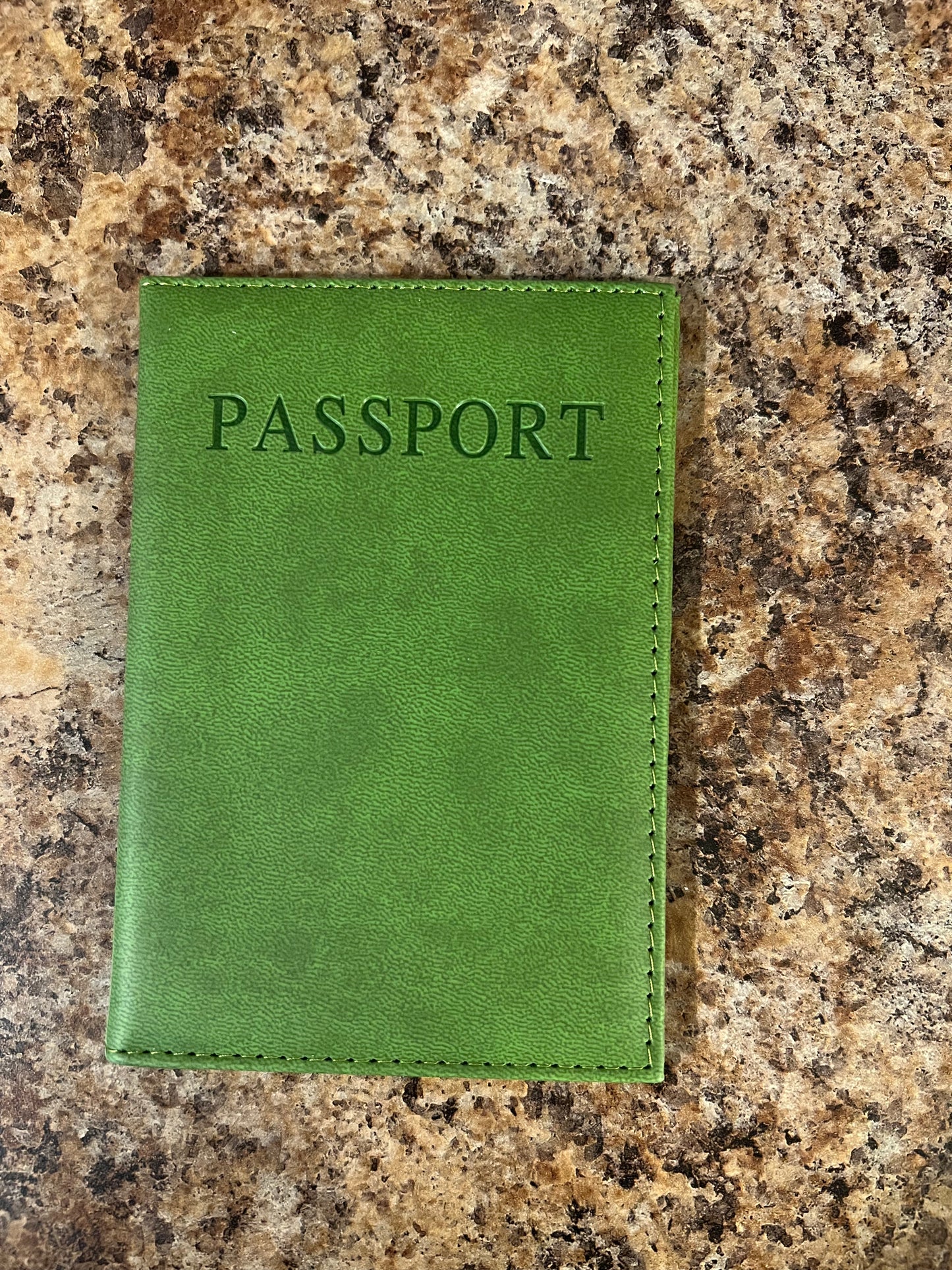 Engraved Passport Cover