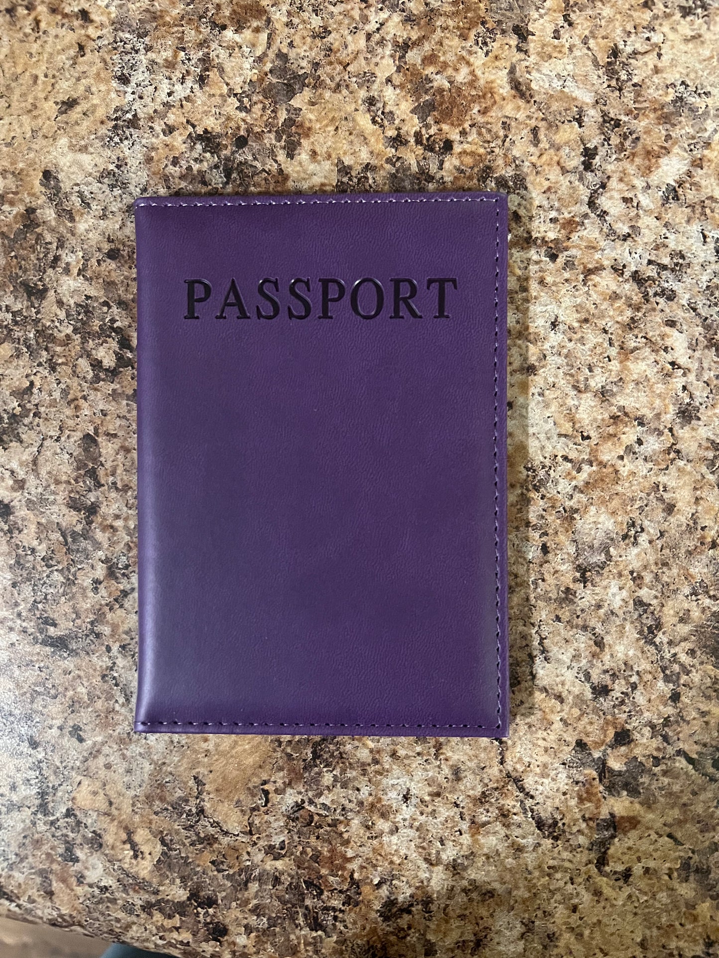 Engraved Passport Cover