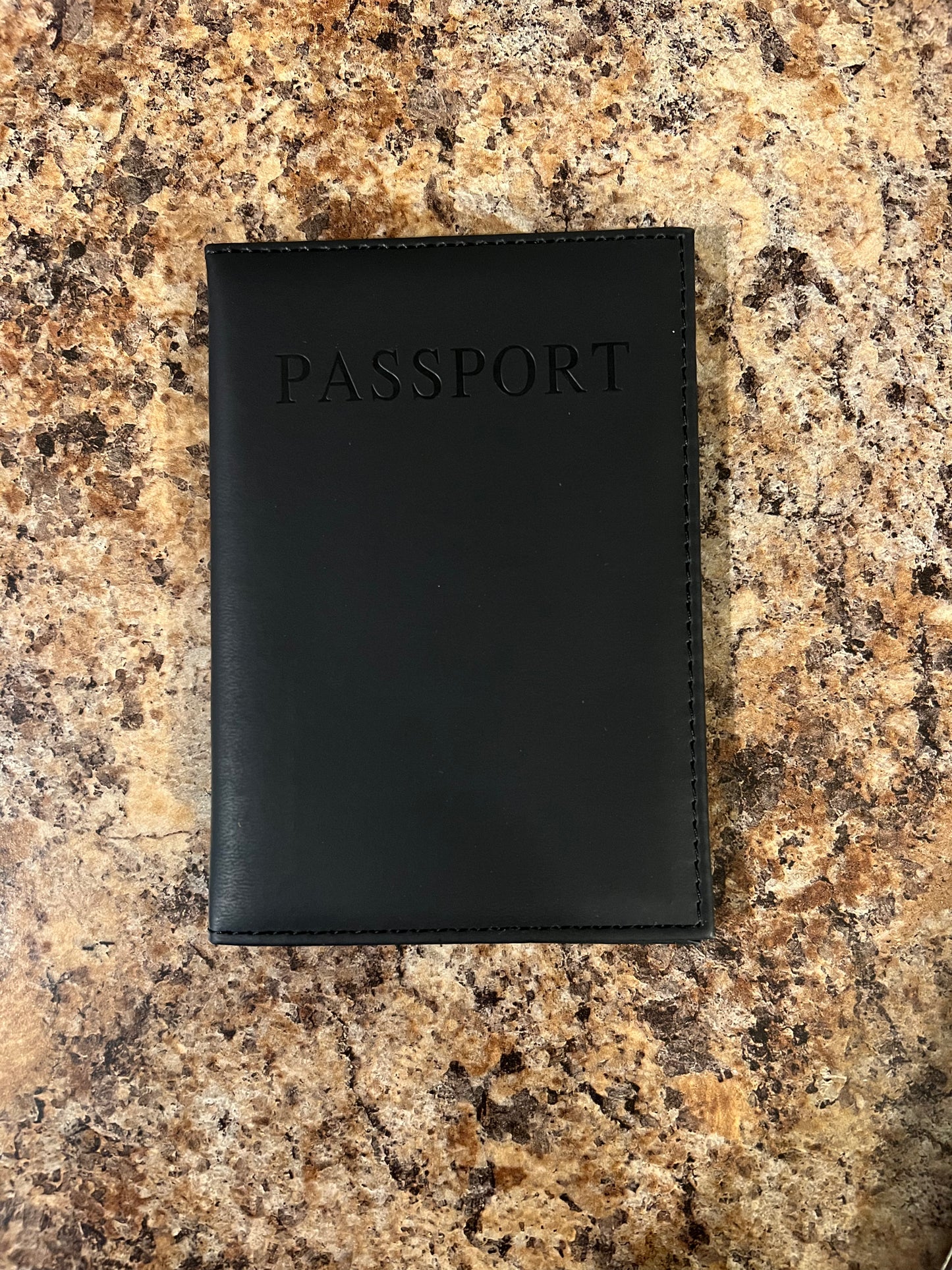 Engraved Passport Cover
