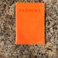 Engraved Passport Cover