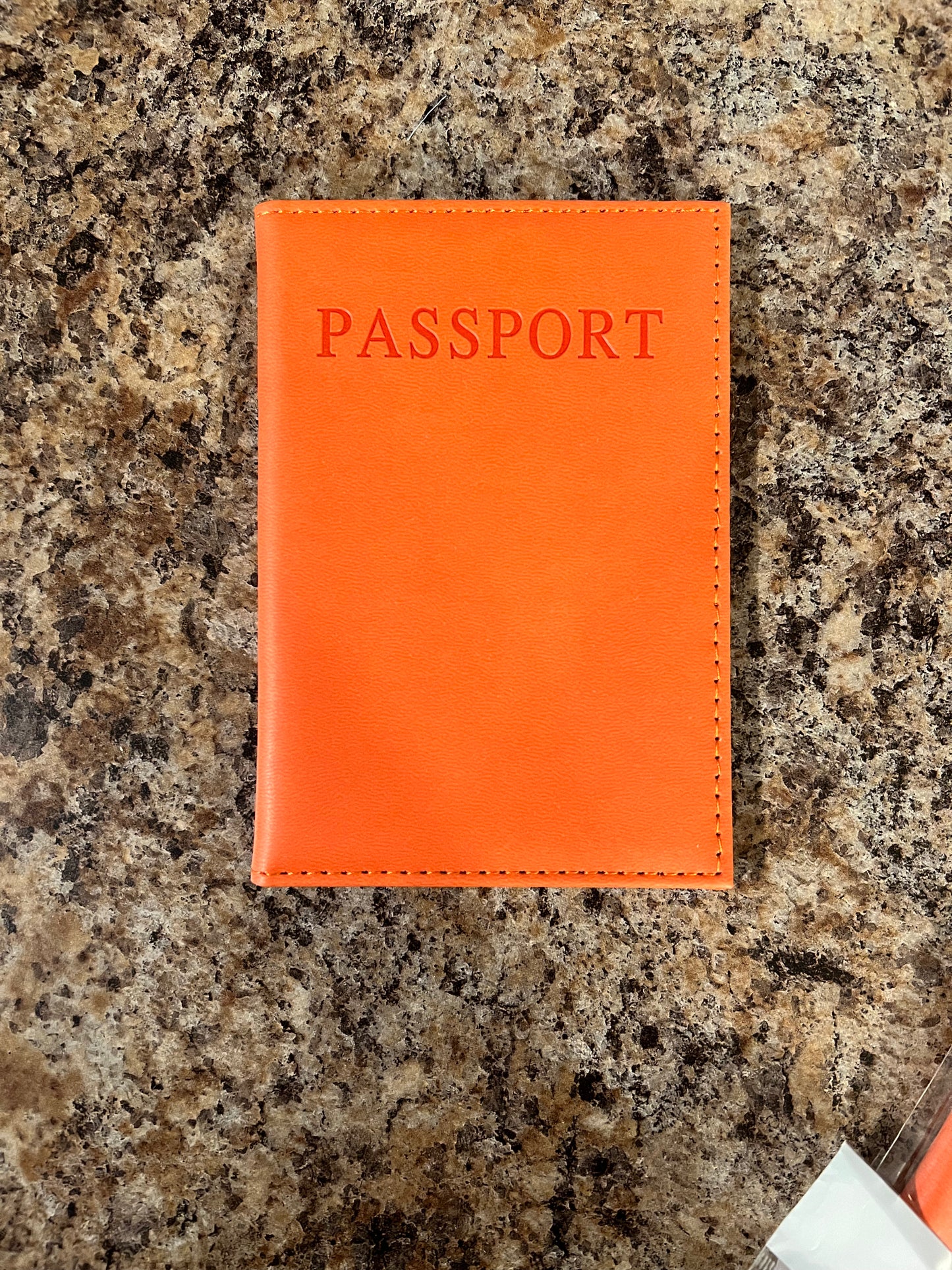 Engraved Passport Cover